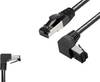 BKL Electronic 144017 RJ45 Patchkabel CAT 8.1 S/FTP 1 m Schwarz Halogenfrei 1 St.