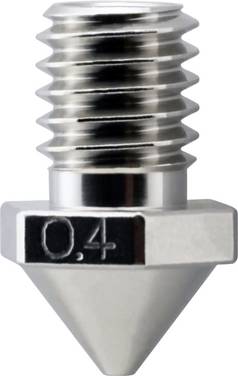 Micro-Swiss 3D Drucker Düse Passend für (3D Drucker): FlashForge Guider 3, FlashForge Guider 3 Plus 0.4mm Brass Plated Wear Resistant Nozzle M2610-04