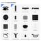 'POP 3 Plus Advanced Edition' Set mit Drehteller, Powerbank, 3D-Scanner, Stativ, Telefonhalter, Tasche, Kabeln und Zubehör.