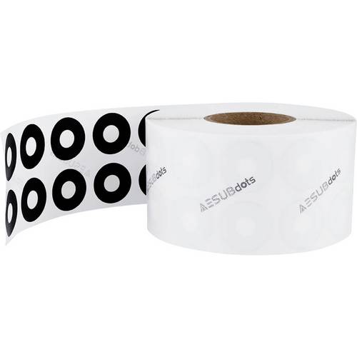 AESUBdots - Targets retro permanent 6 mm AESD106 3000 Stück / Rolle