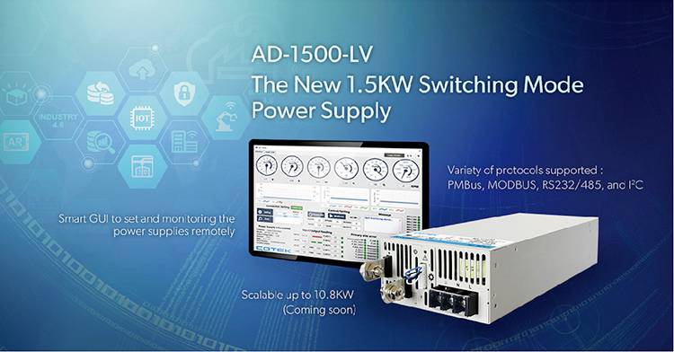Dehner Elektronik AD 1500-150-C11 (150VDC) AC/DC-Einbaunetzteil 150 V/DC 10 A 1500 W-5
