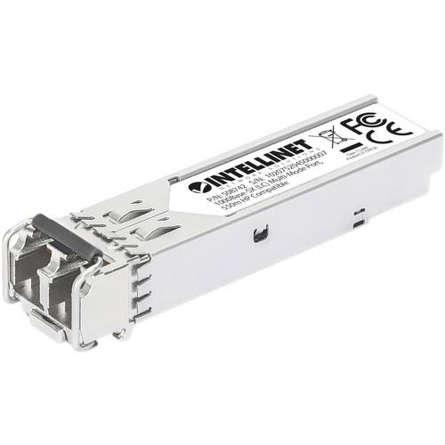 Intellinet 508742 Mini-GBIC Transceiver für LWL-Kabel (LC) Multimode-Port 550 m HPE-kompatibel Transceiver-Modul 1000 MB...