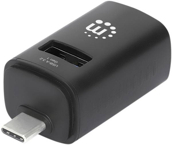 Manhattan 180993 USB-Hub 3 Port USB-A USB 3.0 5 GBit/s  Schwarz 180993