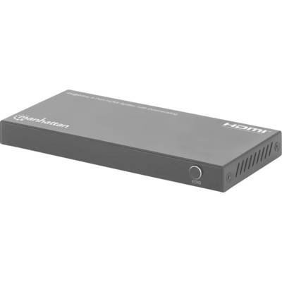 Manhattan 208369 HDMI-Splitter mit Status-LEDs, Ultra HD-fähig 3840 x 2160 Pixel Schwarz-0