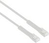Intellinet 745123 RJ45 Patchkabel CAT 6a F/FTP 0.5 m Grau Flexibel, Gesamtschirm, Halogenfrei 1 St.