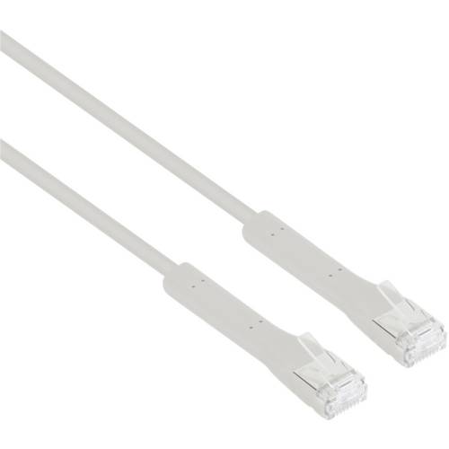 Intellinet 745147 RJ45 Netzwerkkabel, Patchkabel CAT 6a F/FTP 1.5 m Grau Flexibel, Gesamtschirm, Halogenfrei 1 St.