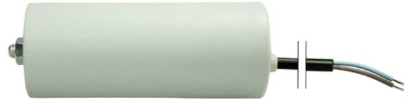 010 450 MKP Motor-Betriebskondensator 1µF 450V Comar Kabel