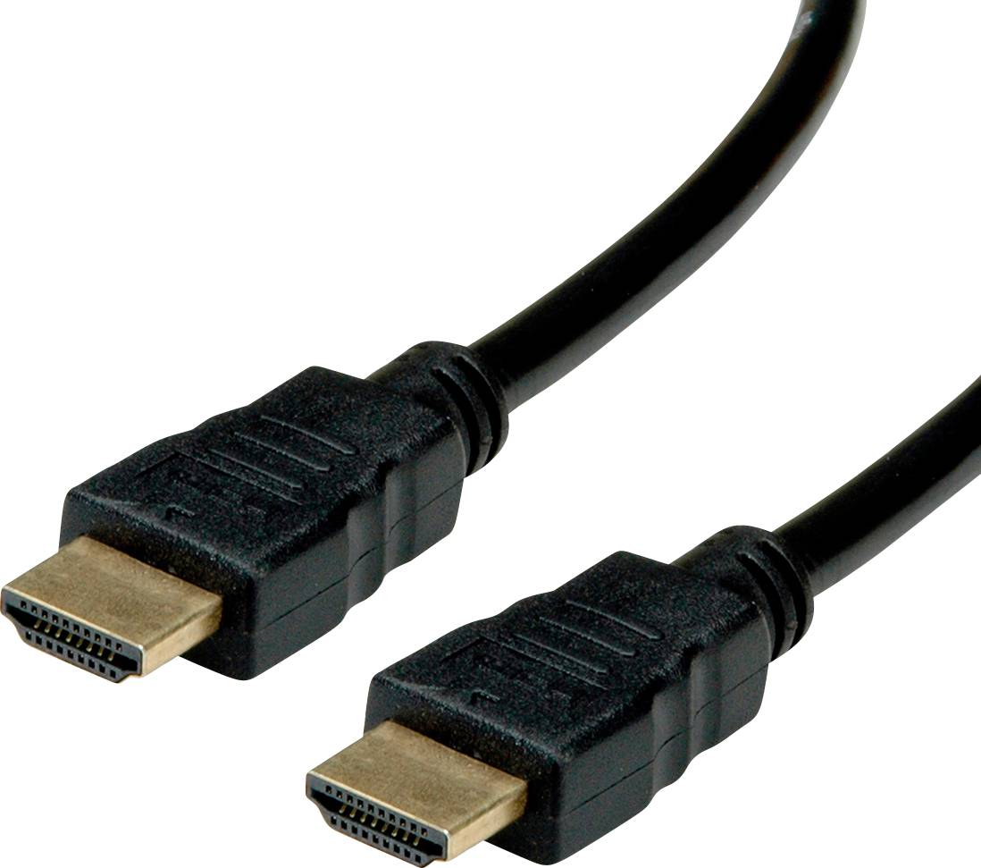 ROLINE RM HDMI High Speed Kabel mit Ethernet, schwarz, 5 m