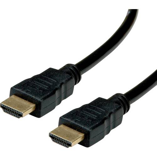 ROLINE RM HDMI High Speed Kabel mit Ethernet, schwarz, 5 m