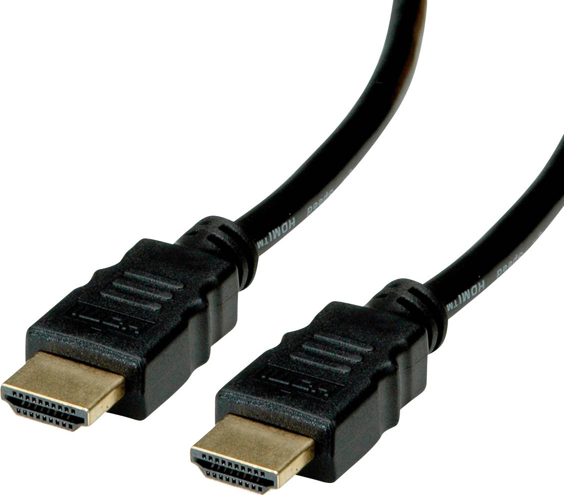 ROLINE RM 8K HDMI Ultra HD Kabel mit Ethernet, ST/ST, schwarz, 2 m