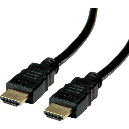 Thumbnail - roline recycled material HDMI Anschlusskabel HDMI-A Stecker 3 m Schwarz 11455903 HDMI-Kabel