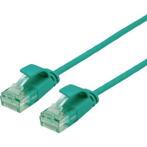 Thumbnail - roline recycled material RJ45 (gekreuzt) Netzwerk Anschlusskabel CAT 6a U/UTP 3 m Grün