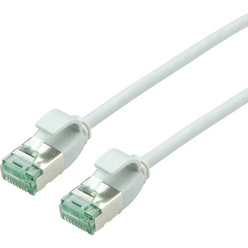 Thumbnail - ROLINE RM U/FTP DataCenter Patchkabel Kat.6A (Class EA), slim, grau, 0,15 m