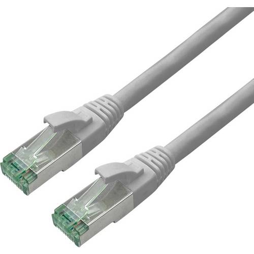 Thumbnail - ROLINE RM Patchkabel Kat.6A S/FTP (PiMF), grau, 0,3 m