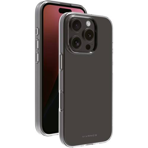 Vivanco SUPER SLIM Backcover Apple iPhone 16 Pro Transparent Induktives Laden, Sanddicht, Spritzwasserfest, Staubdicht 6...