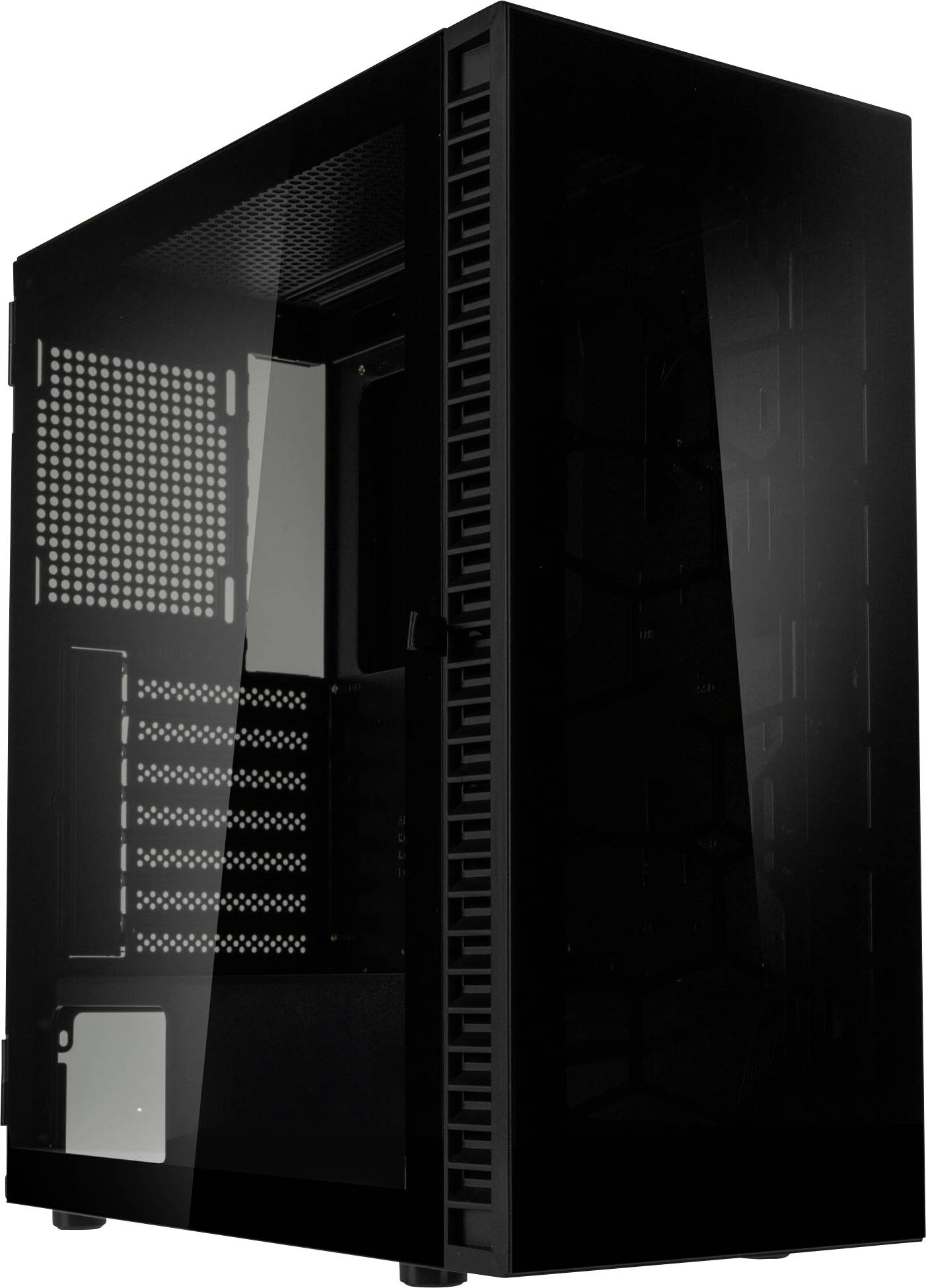 Kolink Observatory HF Glass Core Midi-Tower - Schwarz