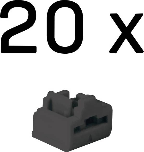LINDY 47892  RJ45-Portschlösser  Schwarz
