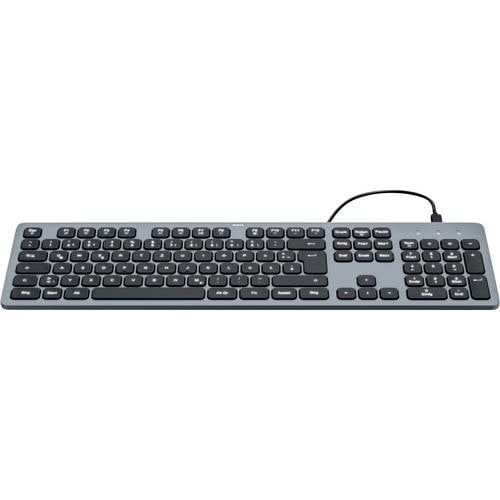 Hama CK-400 USB Tastatur Deutsch, QWERTZ Schwarz Multimediatasten