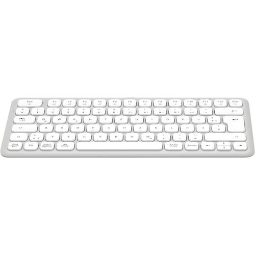 Hama WK-500 Funk Tastatur Deutsch, QWERTZ Weiß