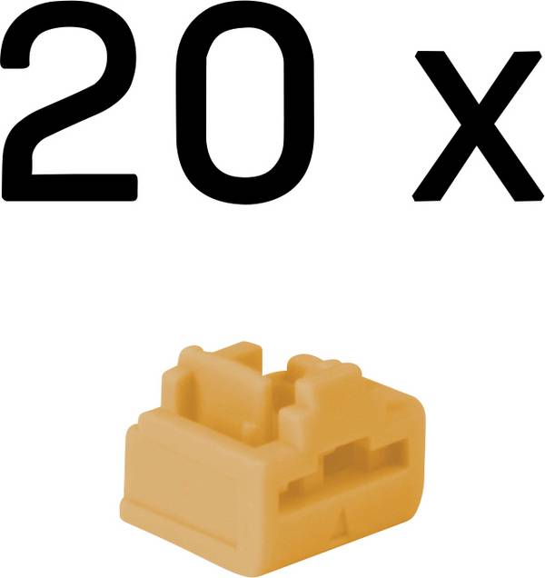 LINDY 47898  RJ45-Portschlösser  Orange