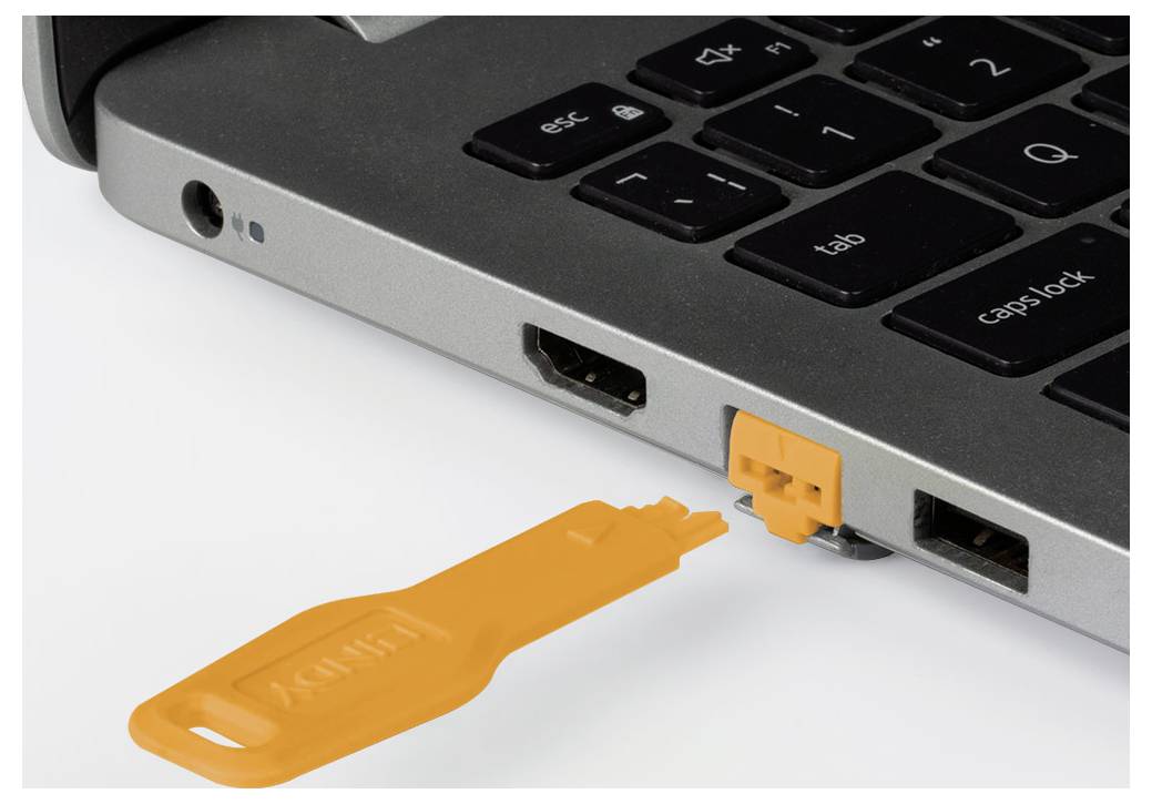 LINDY 47898 RJ45-Portschlösser Orange-1