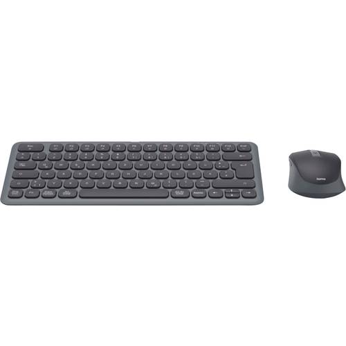 Hama WKM-500 Bluetooth® Tastatur, Maus-Set Deutsch, QWERTZ Schwarz