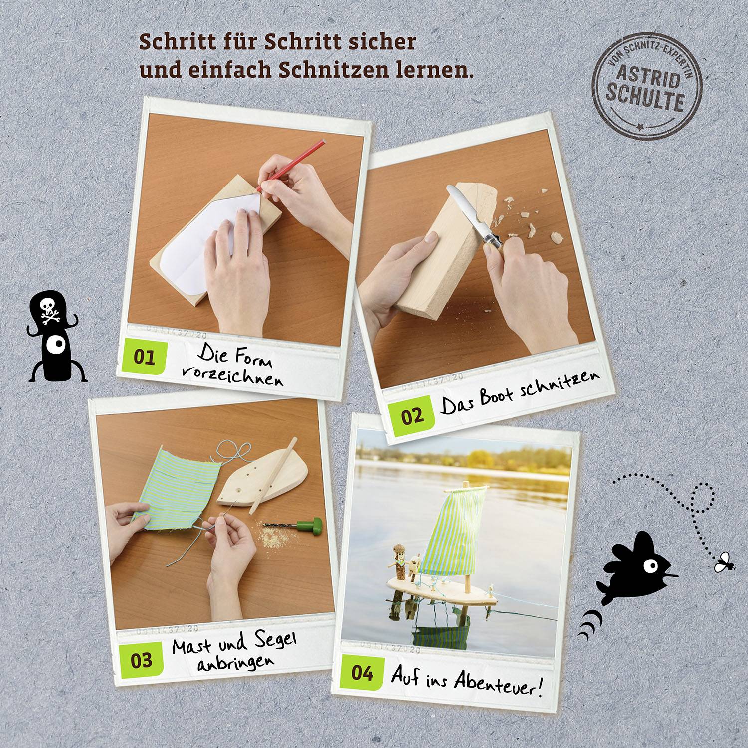 Kosmos Schnitzen Komplett-Set, Experimentier-Set, 8 Jahr(e), Mehrfarbig-6
