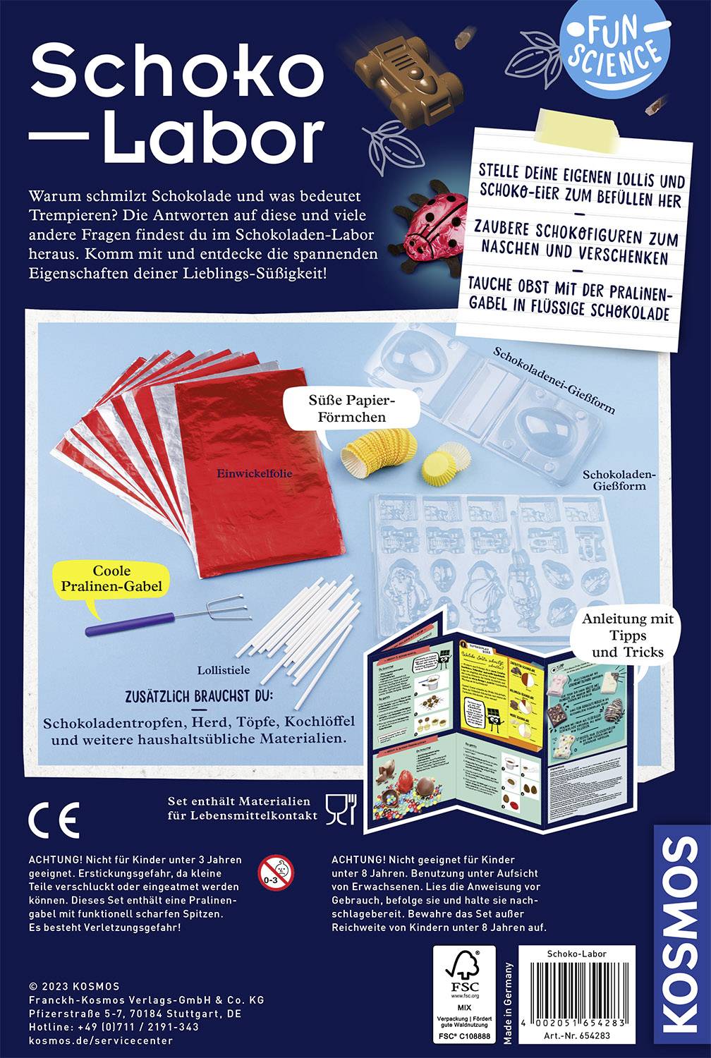 Fun Science Schoko Labor Lerne tolle Techniken und gestalte-2