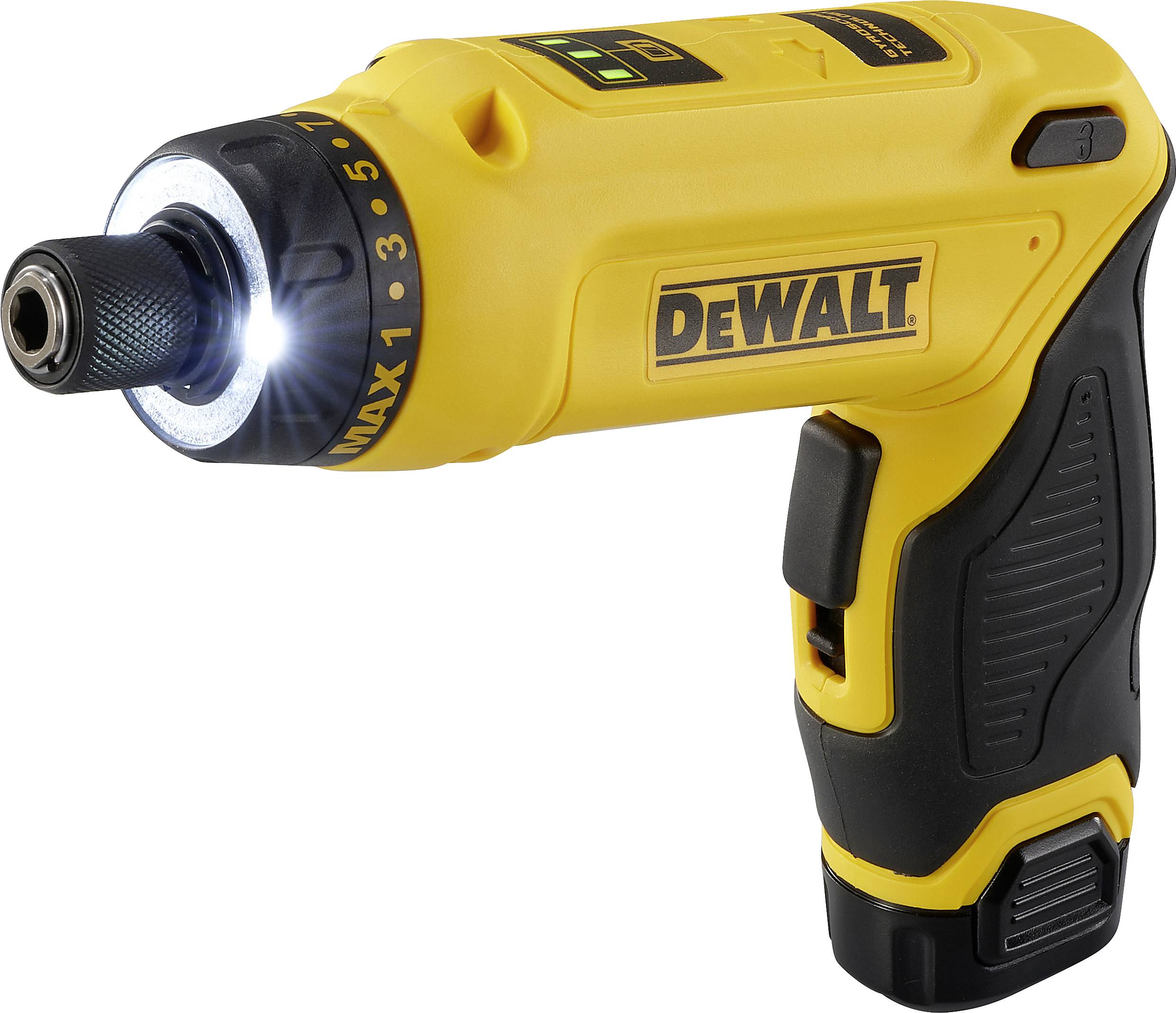DEWALT DCF680G2 Pivot-skruvdragare batteri 7.2 V/DC 1.0 Ah Li-Ion