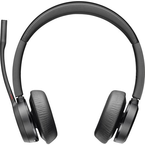 Thumbnail - HP Poly Voyager 4320 UC Stereo On Ear Headset Bluetooth® Stereo Schwarz Noise Cancelling Lautstärkeregelung, inkl. Lade-...