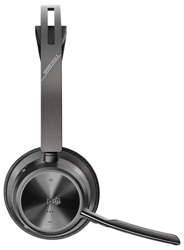 HP Poly Voyager Focus 2 On Ear Headset Bluetooth® Stereo Schwarz Noise Cancelling Headset Computer