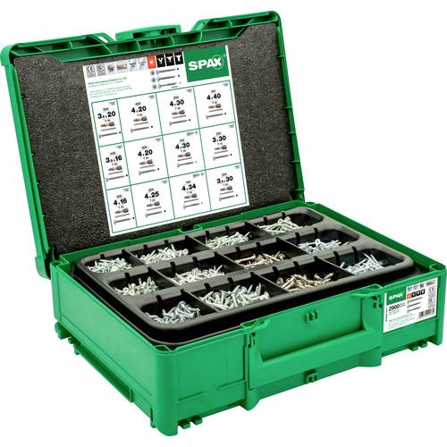 SPAX systainer³ T-Loc Möbelbau 5000009172011 Schrauben-Satz 1 Set