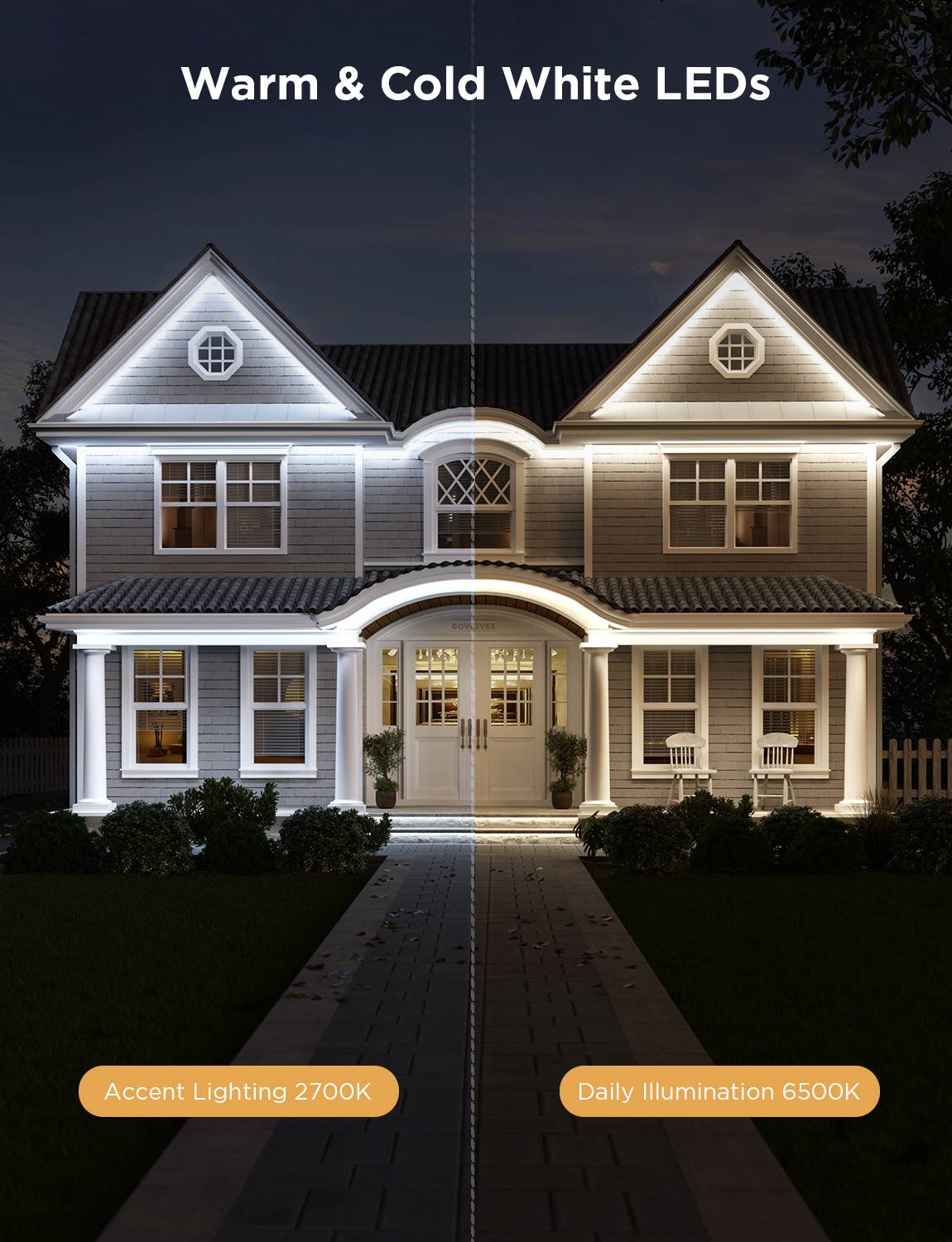 Govee RGBIC SMART LED-Lichtstreifen für den Außenbereich 10,0m-6