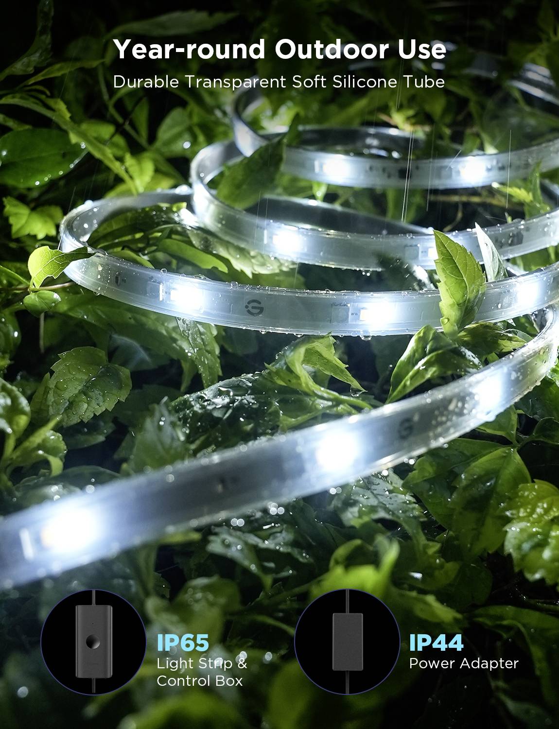 Govee RGBIC SMART LED-Lichtstreifen für den Außenbereich 10,0m-8