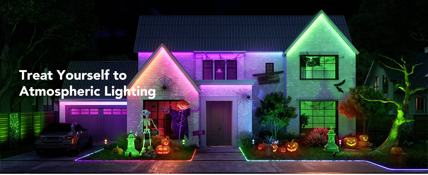 Govee RGBIC SMART LED-Lichtstreifen für den Außenbereich 10,0m-13