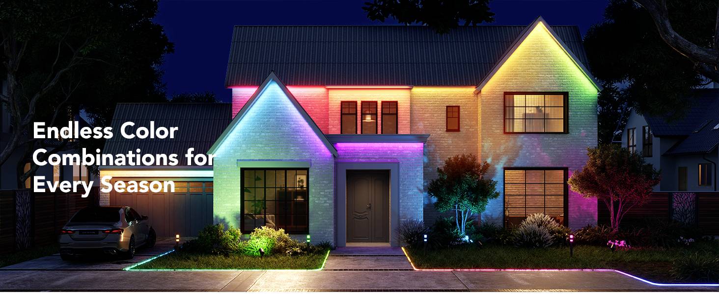 Govee RGBIC SMART LED-Lichtstreifen für den Außenbereich 10,0m-14