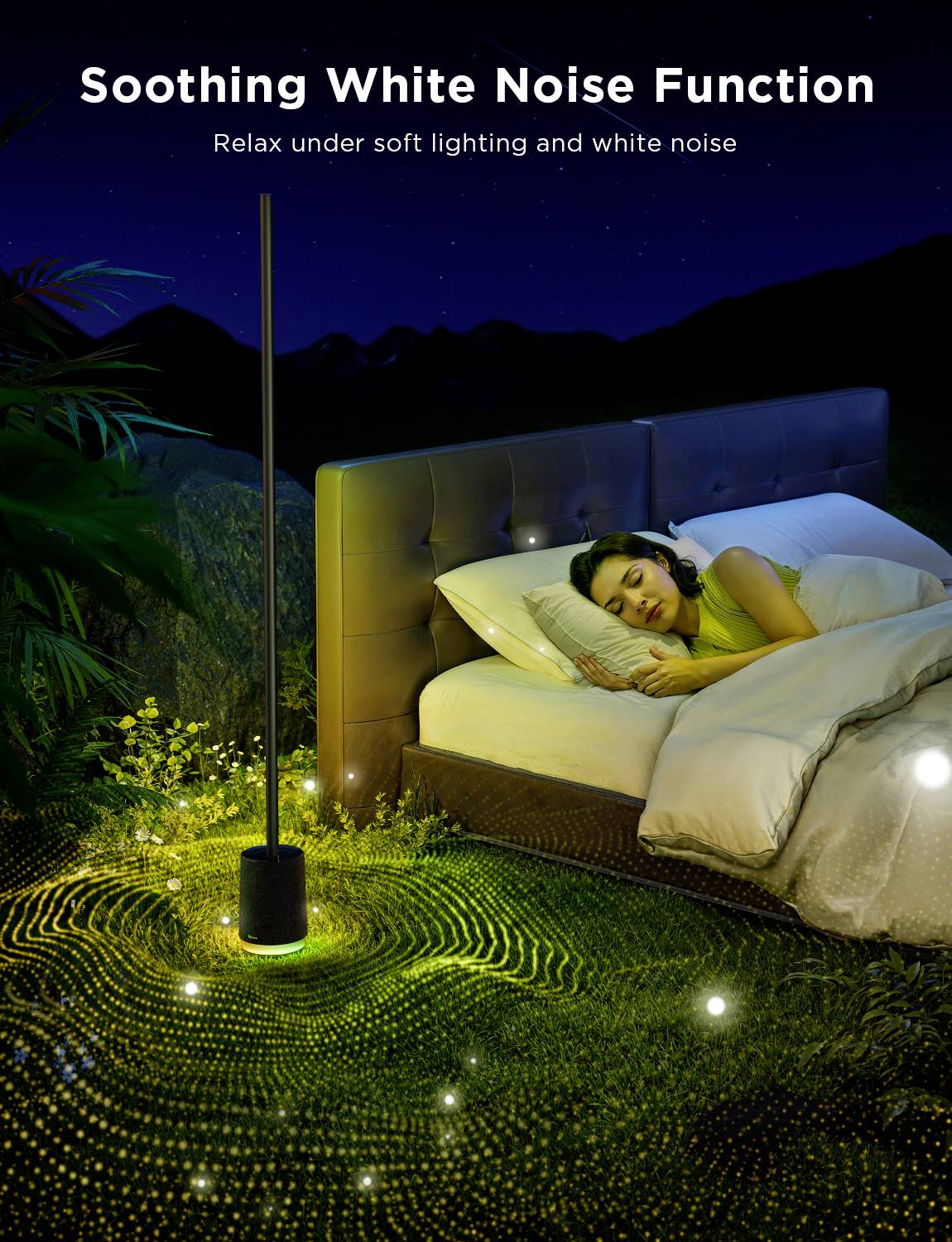 Govee RGBICWW SMART Lyra Eckstehlampe mit Lautsprecher H6079312-10