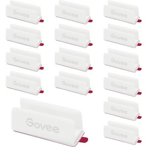 Thumbnail - Govee H10D1000 Neon Rope Light 2 Bracket - 20 pcs- White Halteklammer Kunststoff 20 St.