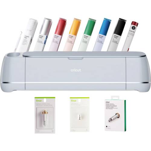 Cricut Maker 3 + Tools & Material Bundle Schneideplotter Gestaltungsset Schnittbreite 29.7 cm