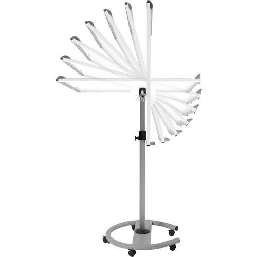 Rocada Flipchart 618 (B x H) 680 mm x 1900 mm Weiß, Grau abwischbar, beschriftbar, höhenverstellbar, Inkl. Ablageschale,...