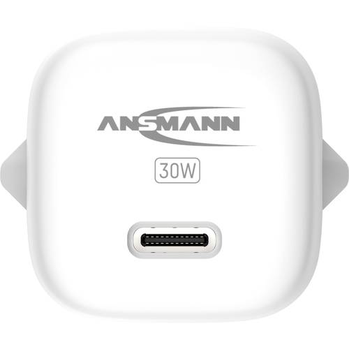Thumbnail - Ansmann Home Charger HC130PD mini USB Ladegerät 30 W 1x USB-C® Weiß Innenbereich