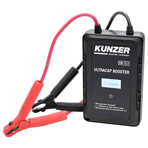 Kunzer Kfz-Ladegerät, Schnellstartsystem CSC 12.1 Starthilfestrom (12 V)=800 A