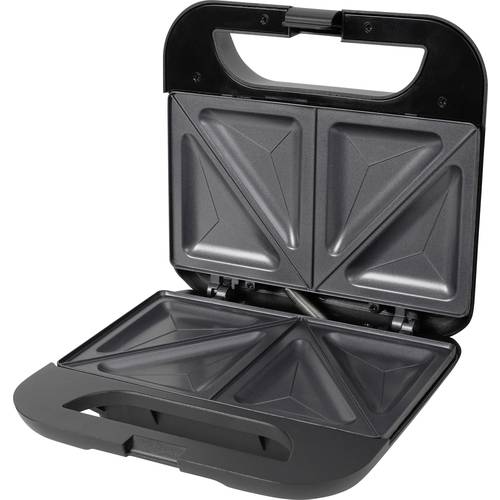 Silva Homeline ST 2000 Sandwichmaker Cool-Touch-Gehäuse, Antihaftbeschichtung, Kontrollleuchte Schwarz