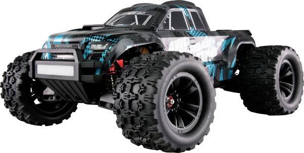 Amewi Hyper Go MTX10 Blau Brushless 1:10 RC Modellauto Elektro Monstertruck Allradantrieb (4WD) RtR 2,4 GHz