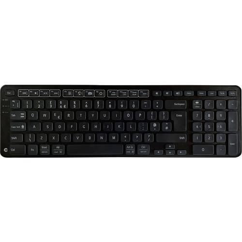 Contour Design Balance UK wireless Bluetooth®, USB Tastatur UK-Englisch, QWERTY Schwarz