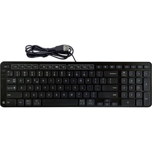 Contour Design Contour New Balance Tastatur wired US-L USB Tastatur US-Englisch, QWERTY Schwarz