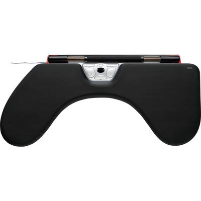 Tastaturlösung mit ergonomischem Design und integrierter Mausfunktion, ideal für komfortables Arbeiten an Computern.