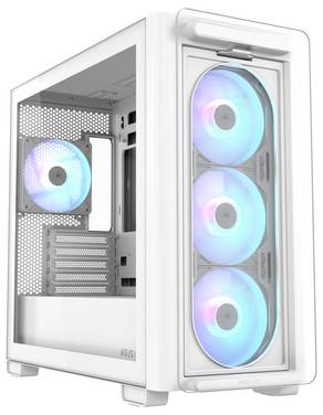Asus A23 PLUS TG ARGB  PC-Gehäuse  Weiß