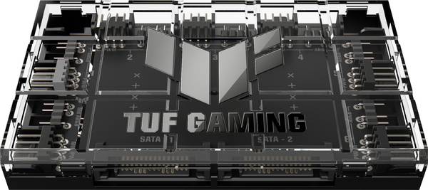 Asus 90DA00C0-B09000 PC Lüftersteuerung Schwarz (B x H x T) 115 x 17.7 x 69 mm