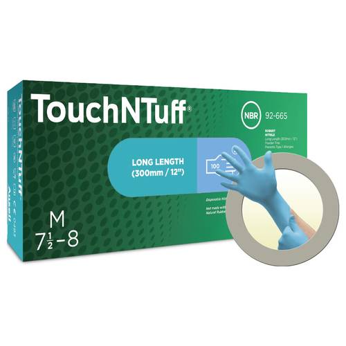 Ansell TouchNTuff 92665100 100 St. Nitril Einweghandschuh Größe (Handschuhe): XL, 9.5, 10 EN 21420:2020